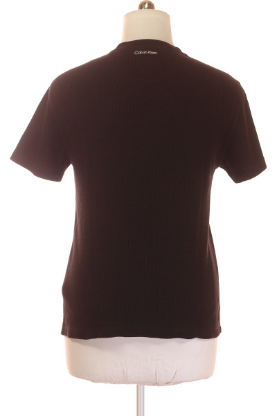 Jednoduché Pánské Tričko Černé Calvin Klein Vel.  M