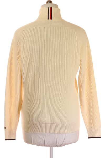 TOMMY HILFIGER pánský svetr s vysokým límcem a zipem