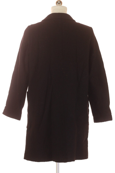 LAWRENCE GREY Krátký Dámský Vlněný Kabát Elegantní Černá