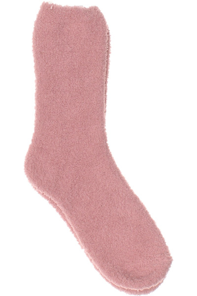 Camano Dámské Plyšové Ponožky V Pastelově Růžové