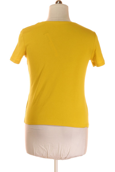 Montego Dámské Žluté Tričko s Krátkým Rukávem