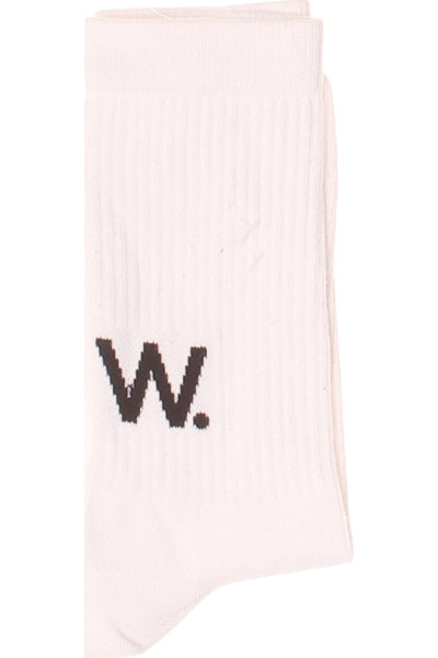 Dámské Bavlněné Ponožky S Ozdobným Monogramem