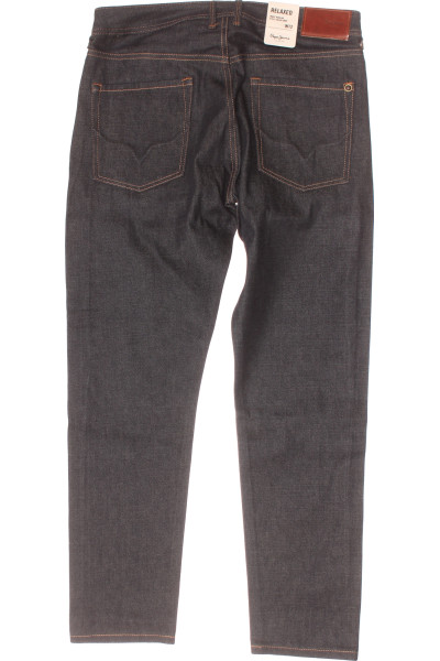 Rovné Pánské Džíny Pepe Jeans v Tmavě Modrém Odstínu, 100% Bavlna