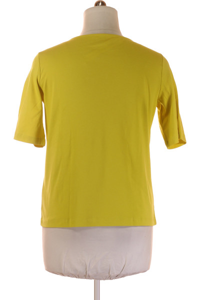 Christian Berg Dámské Tričko Elegantní Žluté s Krátkým Rukávem