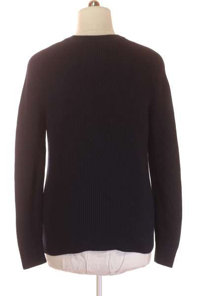 TOM TAILOR Pánský elegantní svetr černý s dlouhým rukávem