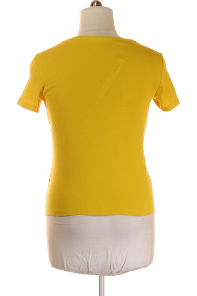Montego Dámské Žluté Tričko s Krátkým Rukávem