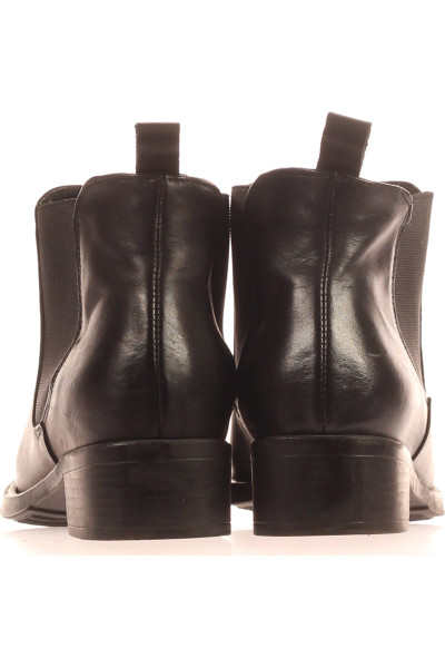CUPLÉ Dámské černé kotníkové boty, elegantní design, podzim/zima
