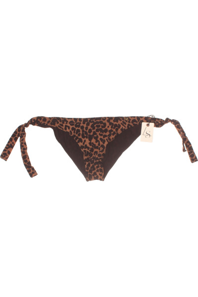 Dámské Bikini Spodní Díl Leopardí Vzor S Vazáním Na Boky - Elastické