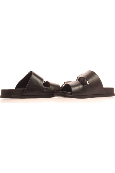 Gino Rossi Dámské Stylové Pantofle Černé Pohodlné na Léto