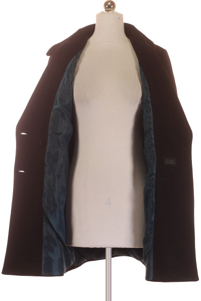Dámský krátký kabát AMBER & JUNE Elegantní Černý Polyester