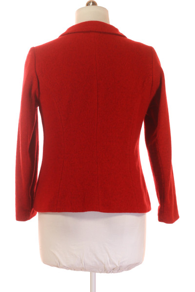 Elegantní červené dámské vlněné sako BETTY BARCLAY pro podzim