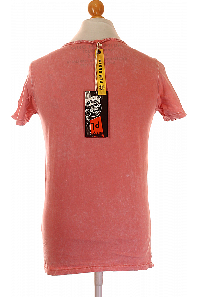 Poolman Pánské bavlněné tričko Vintage Wash Slim Fit Letní