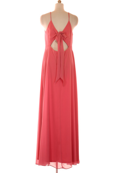 Večerní šaty Jake*s s hlubokým výstřihem Elegantní Splývavé Róžové
