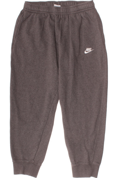 Teplákové Kalhoty Nike Dámské šedé Bavlněné S Polyesterem, Fitness