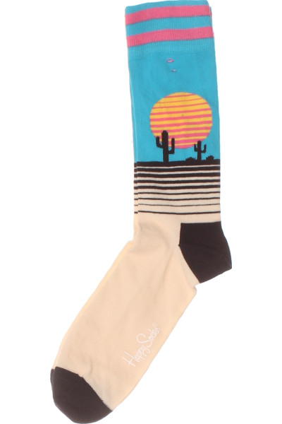 Happy Socks Ponožky S Motivem Západu Slunce A Kaktusů