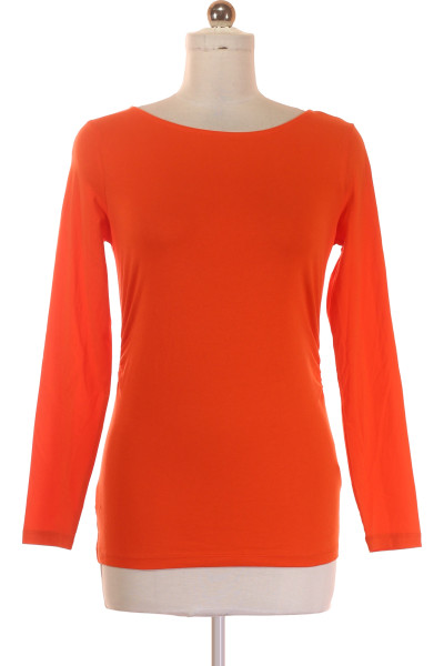Jednoduché Dámské Tričko Oranžové Esprit Vel.  M
