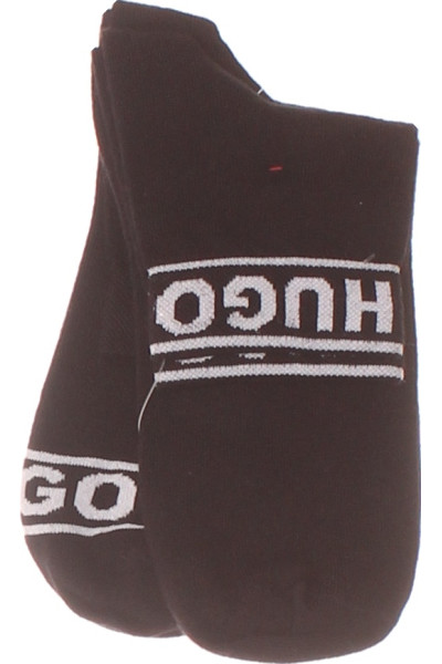 Hugo Boss Černé Pánské Ponožky S Logem Pro Volný Čas