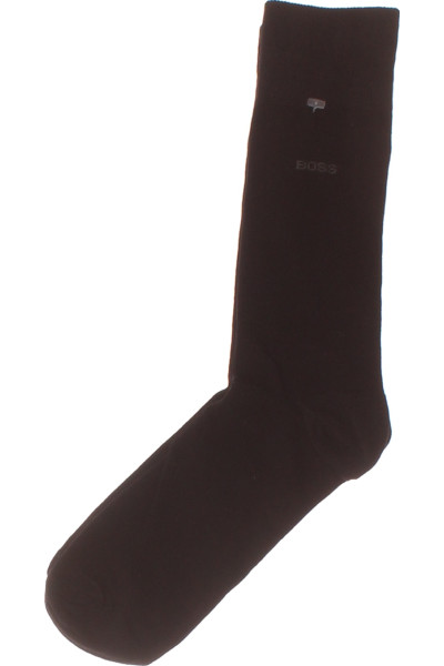 Pánské černé Ponožky Hugo Boss Z Hladkého Materiálu, Univerzální Nošení