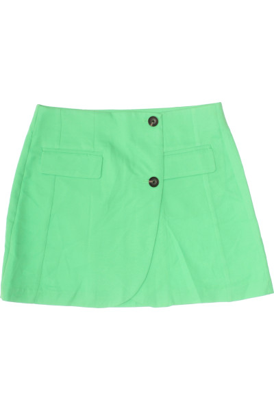 Áčková sukně s elastanem VERO MODA zelená pro volný čas