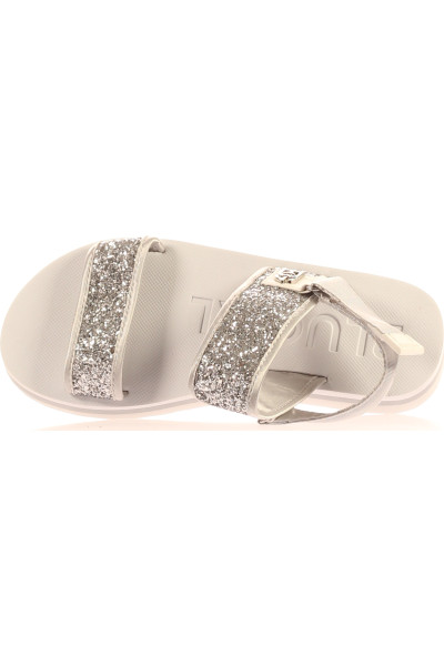 Letní Glitterové Sandálky BLUGIRL, Pohodlný Střih, Módní Design
