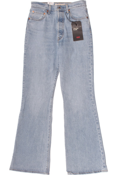 LEVIS Dámské Bootcut Jeans Modré Vyšívané Pro Volný Čas