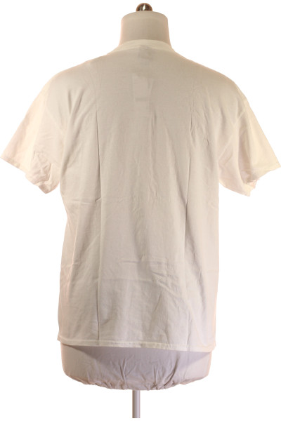 BDG Pánské bavlněné tričko s potiskem a kulatým výstřihem