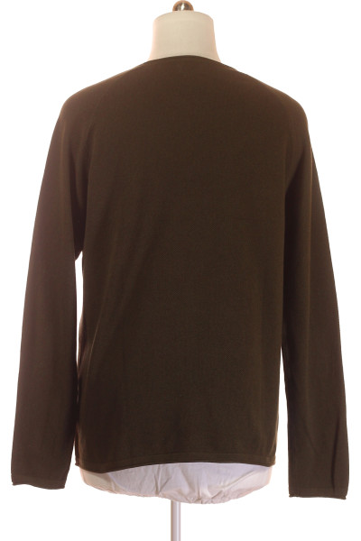 Pánský bavlněný pulovr JACK & JONES v jednobarevném stylu pro volný čas