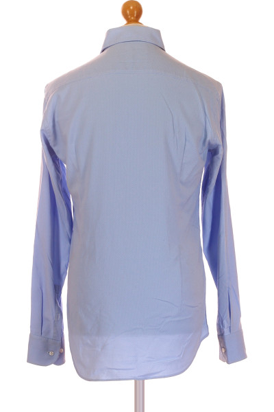 Vzorovaná Pánská Košile Modrá Vel. 40