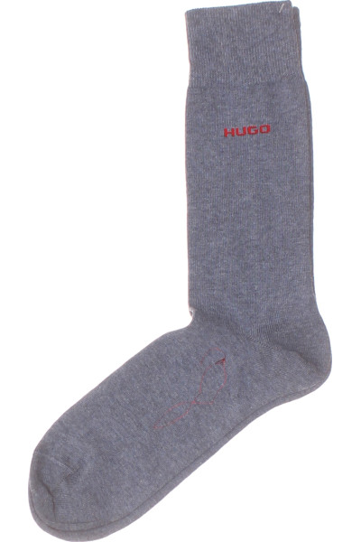 Hugo Boss Pánské Ponožky Elegantní Šedé Dress-Socks Komfort