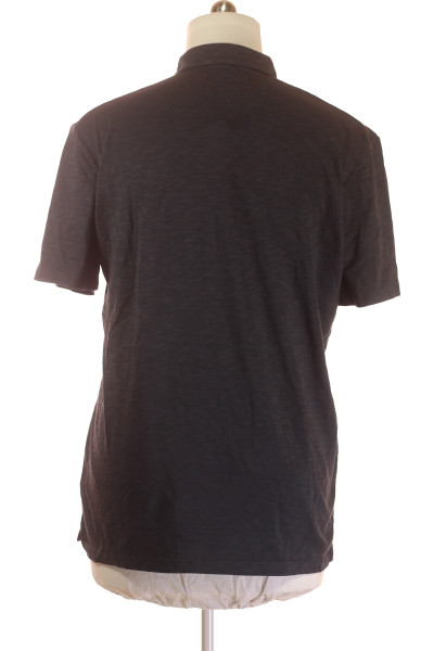 Bavlněné Polo tričko Marc O´Polo, tmavě šedá, ležérní střih