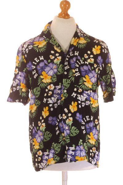 REVIEW Pánská Vzorovaná Košile Hawai Viskózová S Květy
