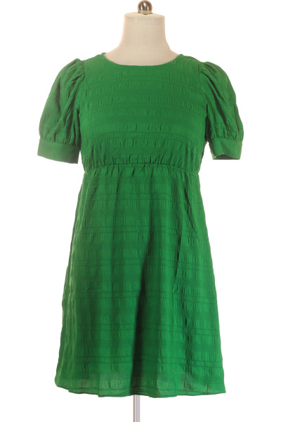 Letní Zelené šaty S Plisováním Mama Licious Pro Volný čas