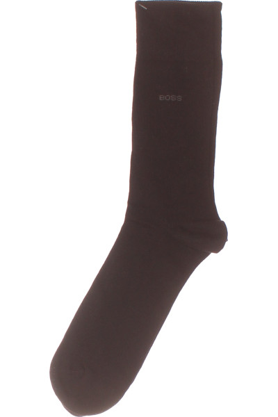 Elegantní Kotníkové Ponožky Hugo Boss Muži Černé