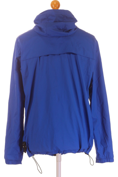 ALCOTT Pánská jarní bunda s kapucí modrá odolná proti větru
