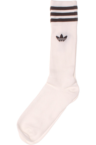 ADIDAS Pánské Sportovní Ponožky V Bílé S Pruhy A Logem