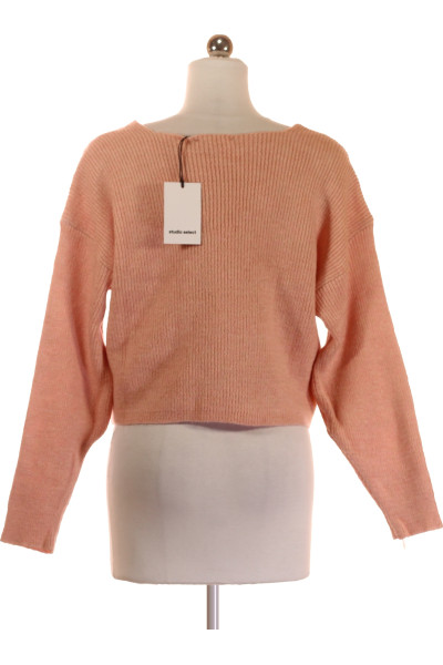 SELECT Příjemný rozhalenkový svetr s výstřihem V a dlouhým rukávem