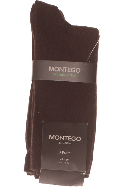 Montego Pohodlné Kotníkové Ponožky Organic Cotton Unisex 3 Páry