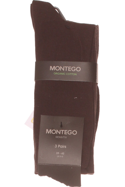 Montego Komfortní Ponožky Organic Cotton Jednobarevné 3 Páry