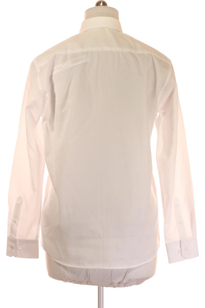ETERNA Slim Fit Bílá Kancelářská Košile z Bavlny pro Muže