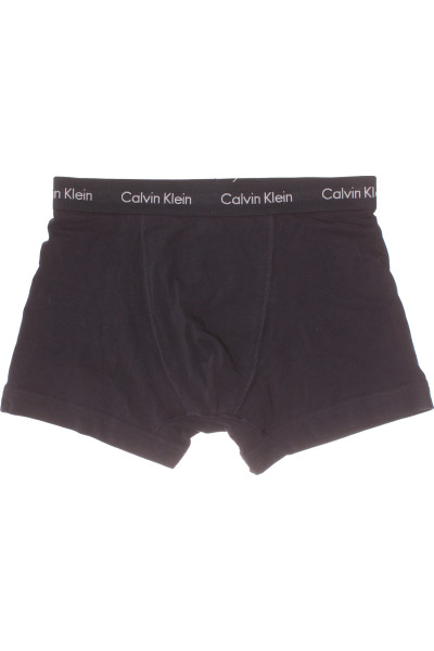 Černé Pánské Boxerky Calvin Klein Bavlněné S Elastanem Pohodlný Střih