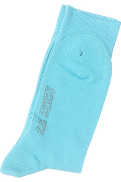 Modré Pletené Kotníkové Ponožky Christian Berg Unisex