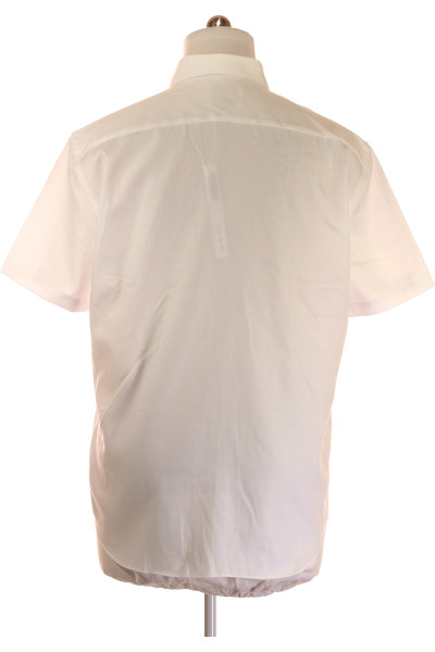 Pánská bavlněná košile Christian Berg ve střihu slim fit, bílá