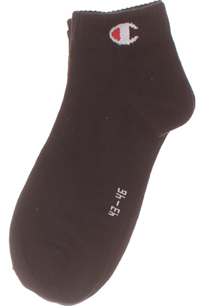 Champion Komfortní Kotníkové Ponožky Unisex Černá Elegantní