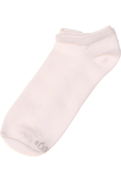 S.OLIVER Nízké Kotníkové Ponožky Bílá Klasika Unisex Komfort