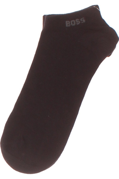 Hugo Boss Elegantní Krátké Ponožky Komfort Fit Černá