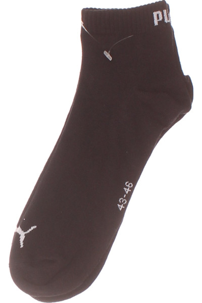 Puma Sportovní Kotníkové Ponožky Černé Pohodlné Prodyšné