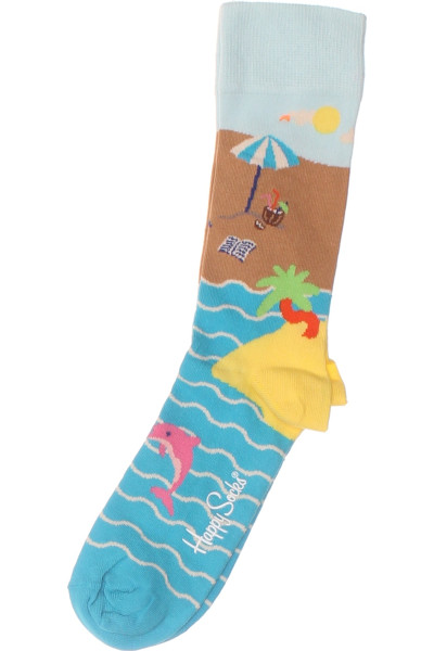 Happy Socks Plážové Kotníkové Ponožky S Vzorem Léto