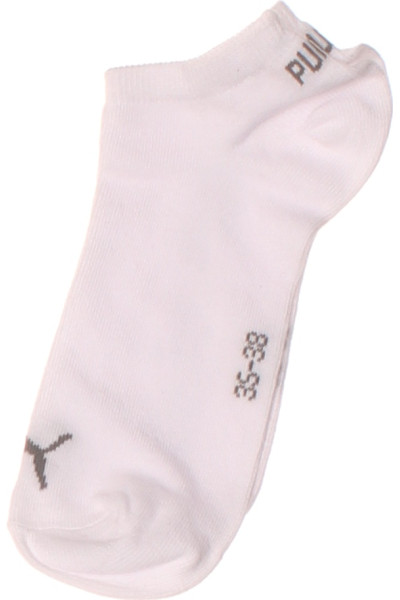 Puma Sportovní Kotníkové Ponožky Bílé Unisex Prodyšné