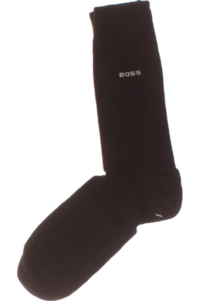Elegantní Černé Pánské Kotníkové Ponožky Hugo Boss Komfortní Fit