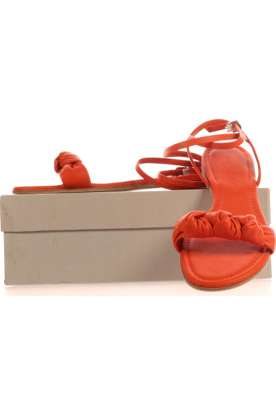 Pohodlné Oranžové Sandály na Léto s Mašlí Kennel&Schmenger